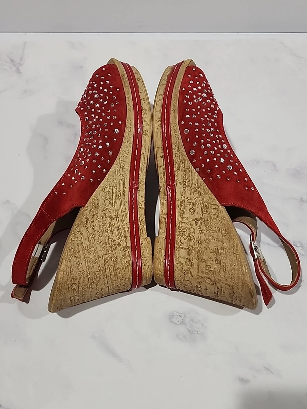 Spring Step Orella Red Open Toe Sandals